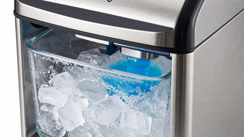 ice maker cleaning step