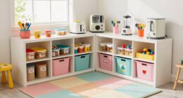 organized safe children s appliance area