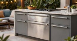 outdoor fridge drawers