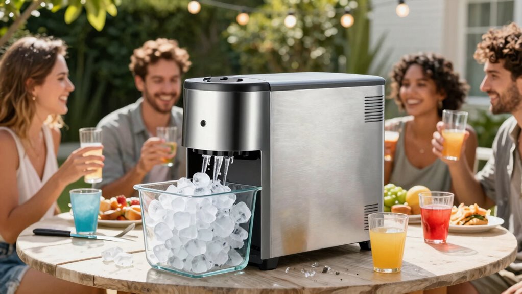 outdoor ice maker utility