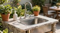 outdoor sink stations