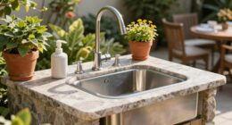 outdoor sink stations