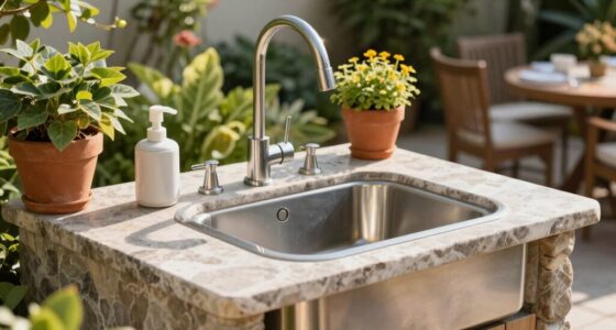 outdoor sink stations