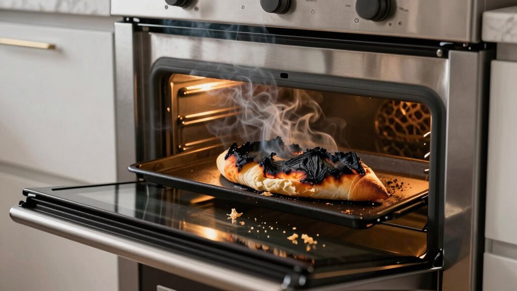 oven burning smell check