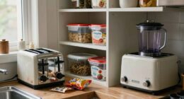 overloading the pantry shelves