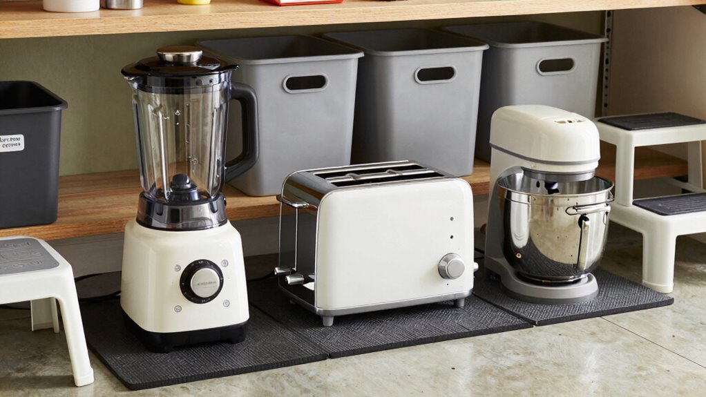proper heavy appliance storage
