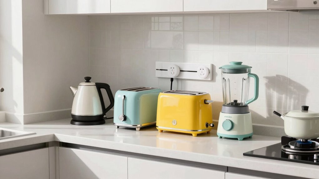 safe appliance counter zones