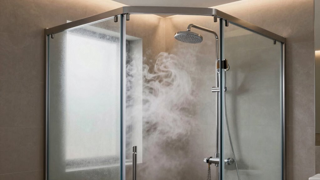 spa bathroom steam installation