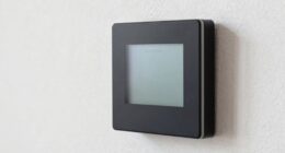 trim plate improves thermostat appearance