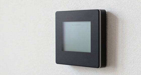 trim plate improves thermostat appearance