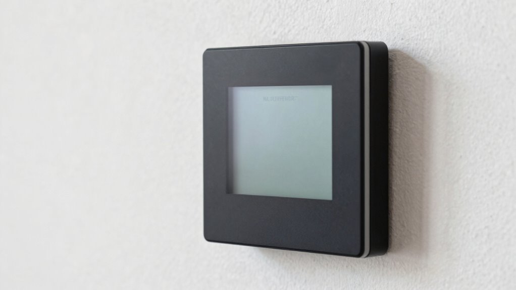 trim plate improves thermostat appearance