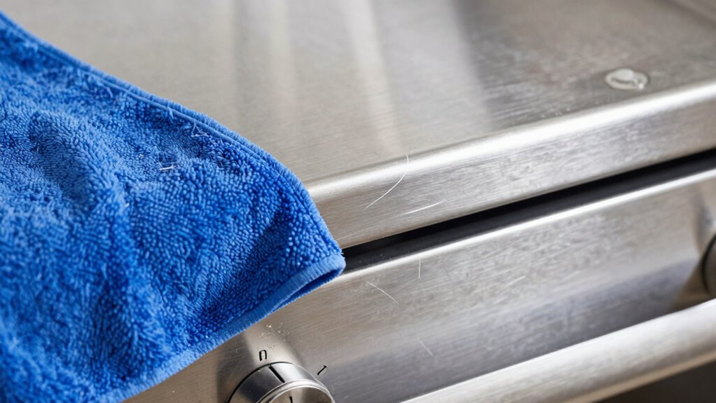 use gentle microfiber cloth