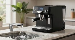 water feature improves coffee experience