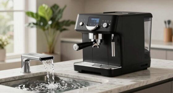 water feature improves coffee experience