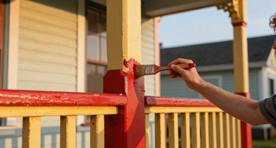 A Pop of Color Transformed This 1940s Front Porch