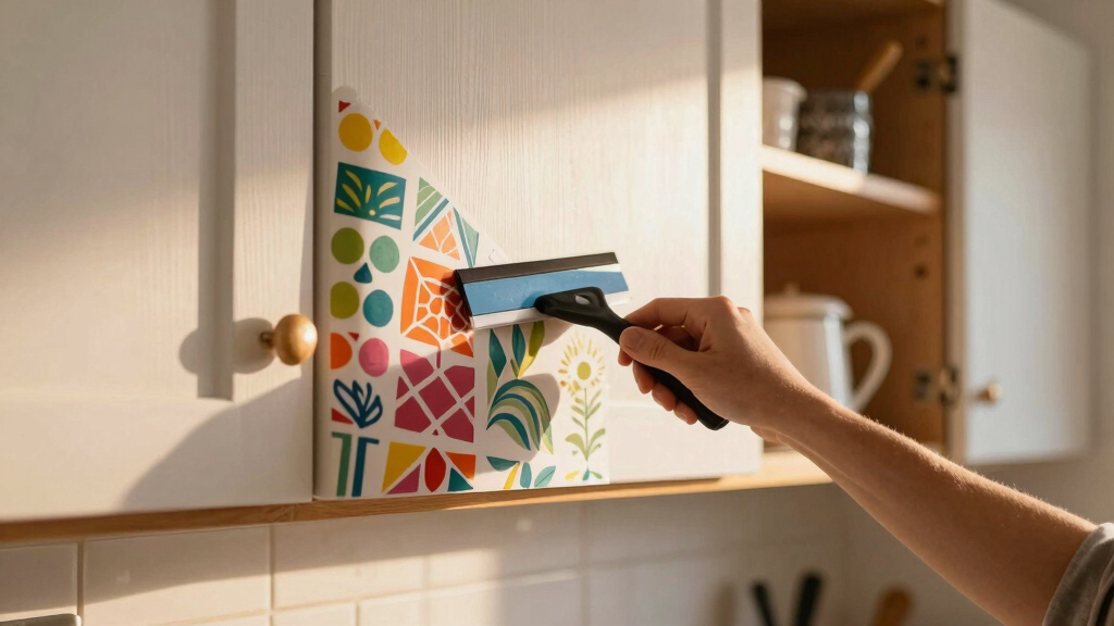 A “Jaw-Dropping” Kitchen Redo Only Used Paint and Peel-and-Stick Paper