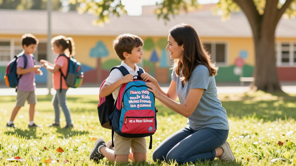 How To Help Your Kids Make Friends At A New School